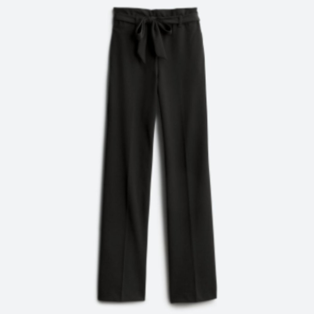 Boom Boom Jeans - Belted Crepe Wide Leg Pant